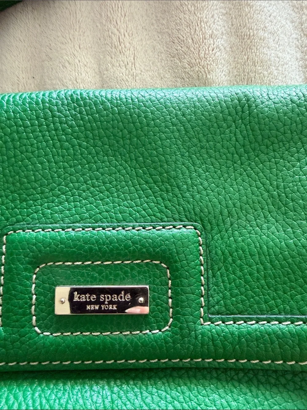 kate spade sleek pebbled
